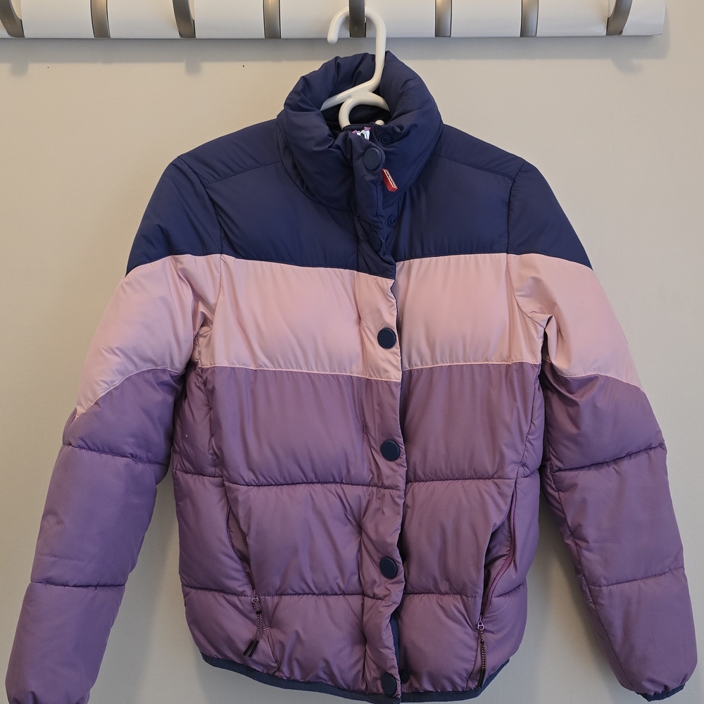 Hunter Original Navy, Violet, and Pink Jacket